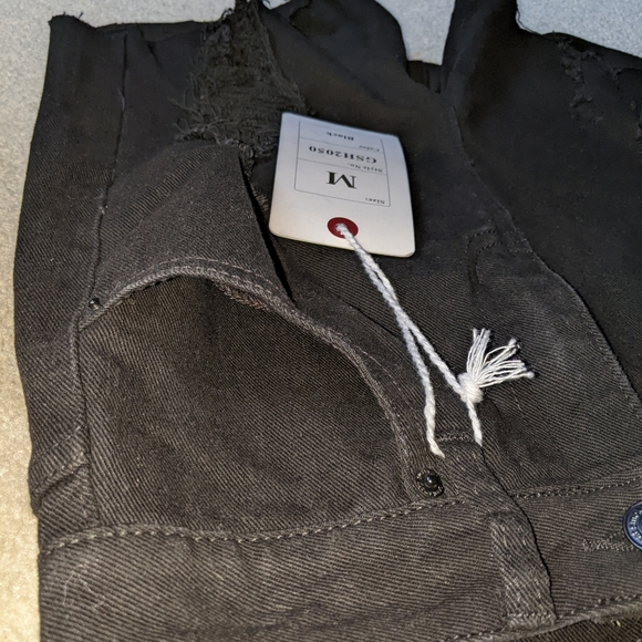 Great smokey Los Angeles distressed black denim shorts - Picture 12 of 14